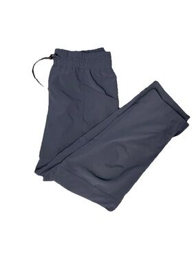 LL Bean VenstureStretch Woven Ankle Pants Women Size Medium Charcoal Gray